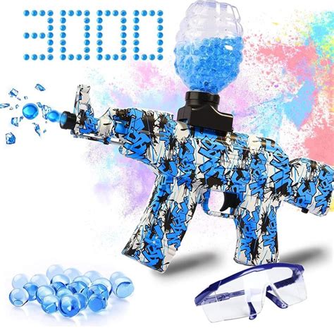 Nerf Gel Blaster | Ak-47 Water Bomb Shoots Gun - Electric Splatter Ball ...