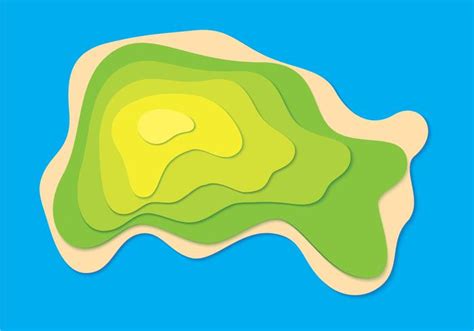 Island Topography 199302 Vector Art at Vecteezy