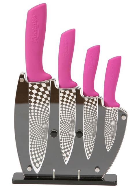 Pink Ceramic Kitchen Knife Sets - Rocknife Ceramic Knives | Kitchen ...