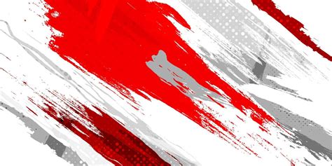 Indonesia Flag with Brush Concept. Happy Indonesian Independence Day ...