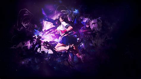 1080p Anime Girls Purple Wallpapers - Wallpaper Cave