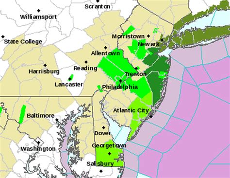 N.J weather: Flood warnings extended for coastal areas after heavy ...