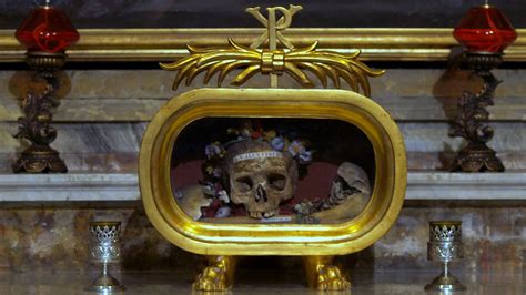 Visitors to Rome can visit some less than sweet St Valentine relics ...