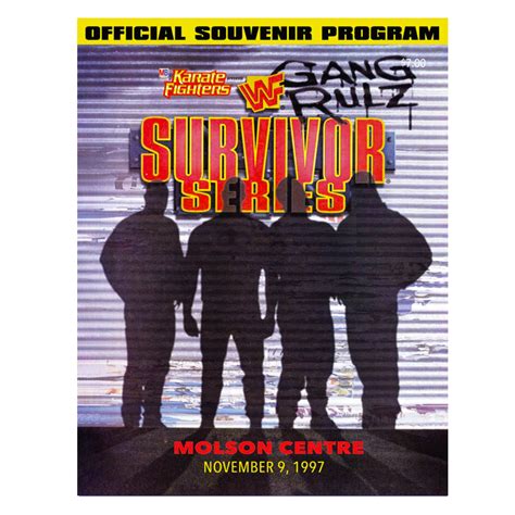 WWF Survivor Series 1997 (English) Event Program | Wrestling with ...