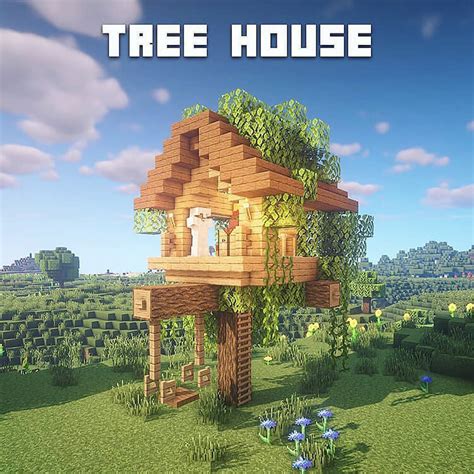 Minecraft Tree House Designs