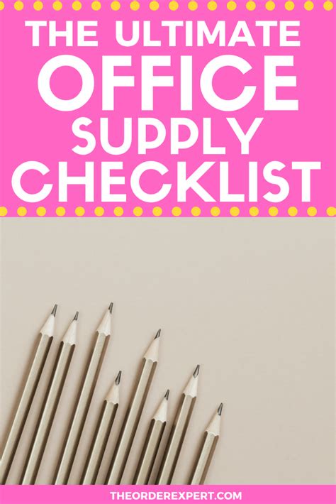 Office Supplies List 25 Items You Need The Order Expert