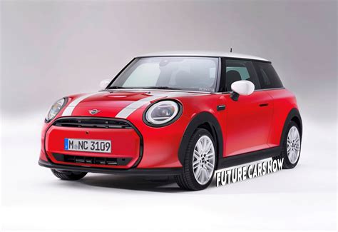 2023 MINI Electric Hatch rendered in production form based on spy shots