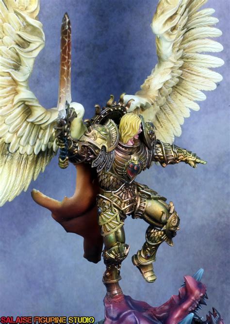 Sanguinius, Blood angels primarch by Salaise figurine studio · Putty&Paint