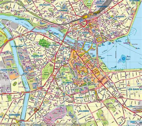 City Map Of Geneva Switzerland - Free Printable Maps