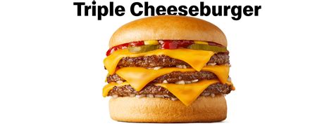 Triple Cheeseburger | McDonald's Australia