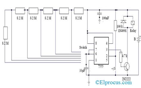 30 Minute Timer Circuit Using 555 IC and 7555 IC