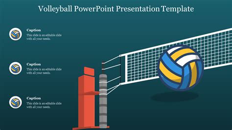 Effective Volleyball PowerPoint Presentation Template | Powerpoint ...