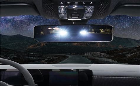 Amazon.com: 2 PCS Car Rear View Mirror Anti-Glare Film Interior ...