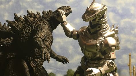 Godzilla 2019 vs Kiryu (Stop Motion) - YouTube