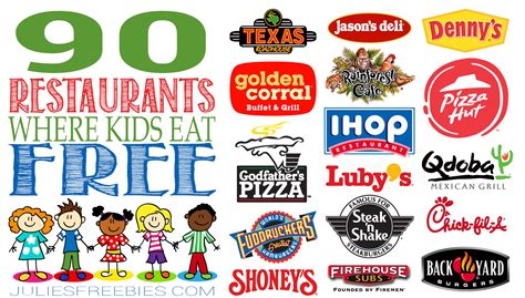 Kids Eat Free Restaurant List - Julie's Freebies