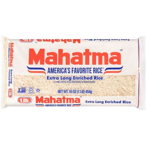 Mahatma Enriched White Rice, Extra Long Grain Rice, 1 lb Bag - Walmart.com