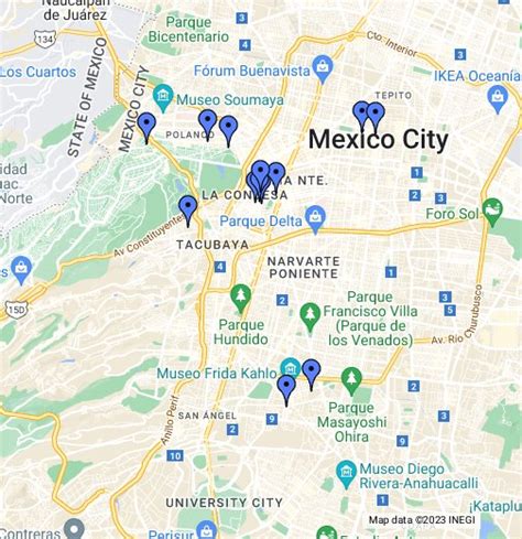 Google Map Of Mexico With Cities - Get Latest Map Update