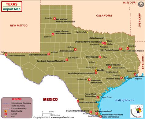 Texas Airports Complete Guide — Maps and Travel Information