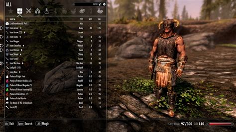 The Elder Scrolls V: Skyrim New Mod Properly Shows Character In Menus