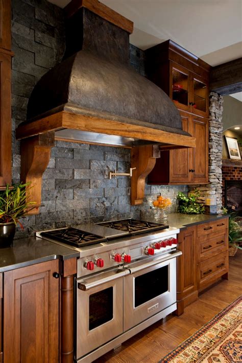 32 Adorable Kitchen Design Ideas in 2020 | Rustic kitchen backsplash ...