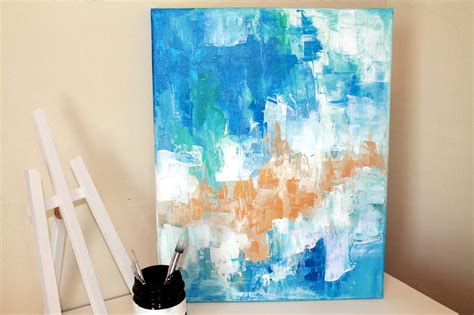 Abstract Painting | Palette Knife and Dripping Techniques | Suzanne ...