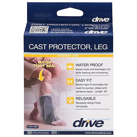 Drive Medical Cast Protector Leg Rtlpc23402 - Each - Randalls