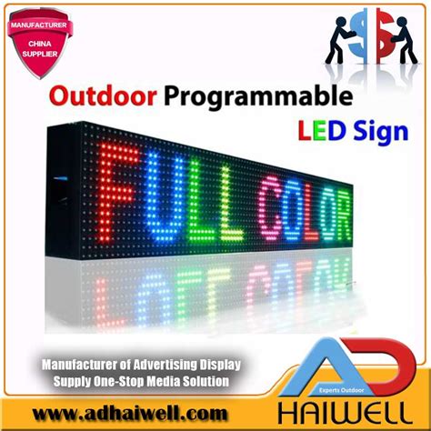 Outdoor Bar Programmable LED Signage Signs | Wholesale China Factory ...