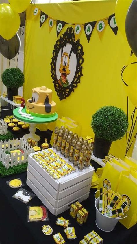 Pluto Birthday Party Ideas | Photo 1 of 9 | Disney theme party ...