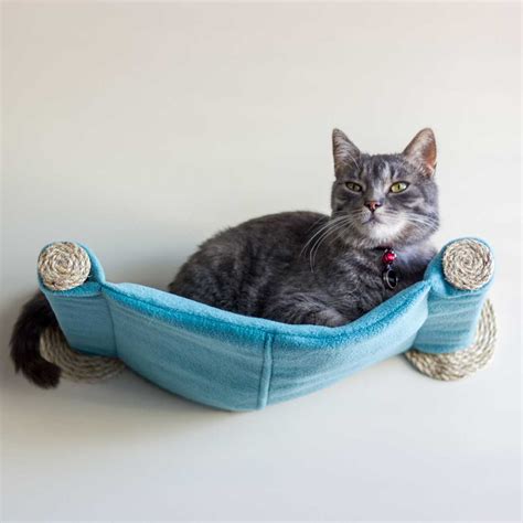 Cat Hammock - Wall Mounted Cat Bed - Teal - CatsPlay Superstore