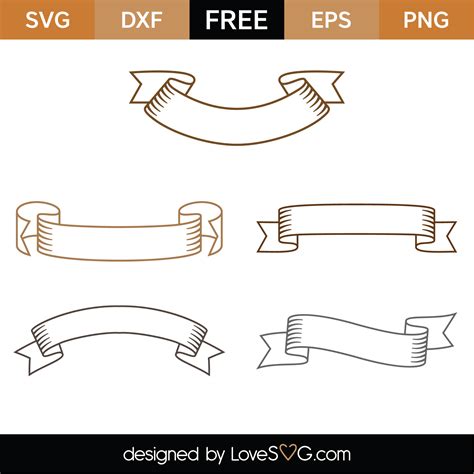 Free Banners SVG Cut Files | Lovesvg.com