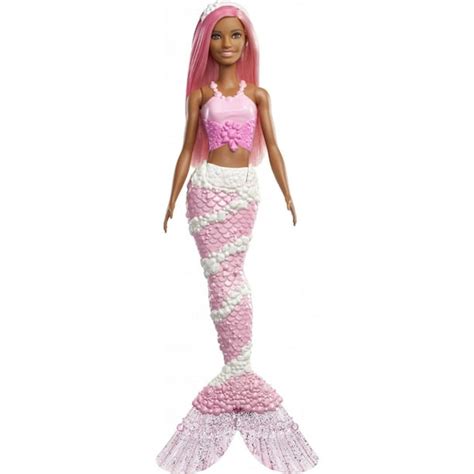 Barbie Dreamtopia Mermaid Doll with Long Pink Hair - Walmart.com ...