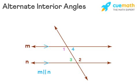 Alternate Interior Angles Theorem - Definition, Properties, Proof, Examples