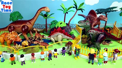 Customized Playmobil Dinosaur Park - Dino Toys - YouTube