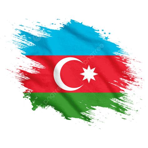 Azerbaijan New Watercolor Flag Brush, Azerbaijan, Flag, Azerbaijan Day ...