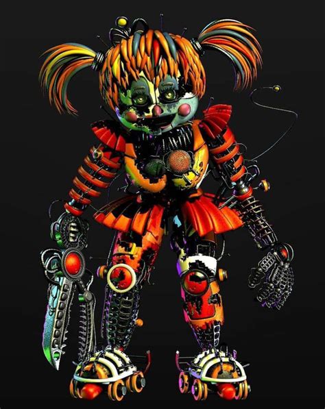 Download Scrap Baby - A Frightening Animatronic Character Wallpaper ...