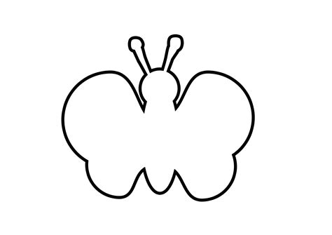 Butterfly Outline Template - Cliparts.co