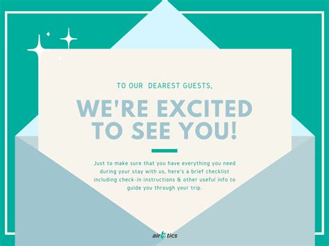 The Best Airbnb Welcome Letter Templates | Airbtics | Airbnb Analytics