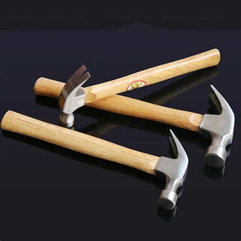 Wooden handle claw hammer 0.5/0.75KG wooden hammer hammer-in Hammer ...