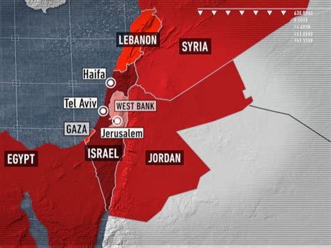 Palestine And Israel News Map