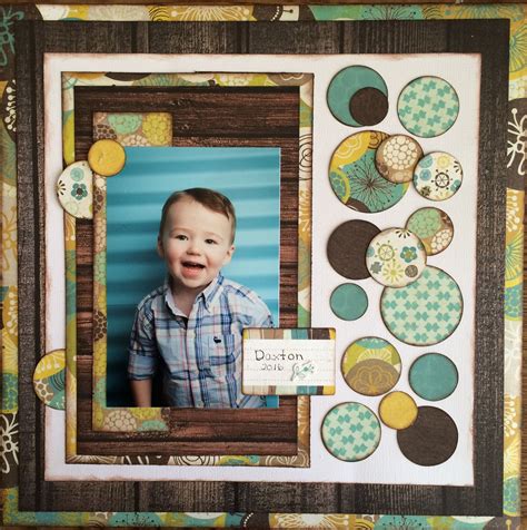 Daxton | Kids scrapbook, Boy scrapbook paper, Boy scrapbook layouts