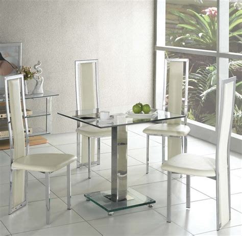 15 Shimmering Square Glass Dining Room Tables | Home Design Lover