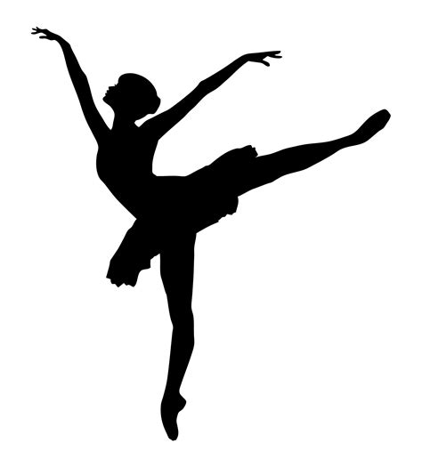 Ballet Dancer Silhouette | Ballerina silhouette, Ballerina art ...