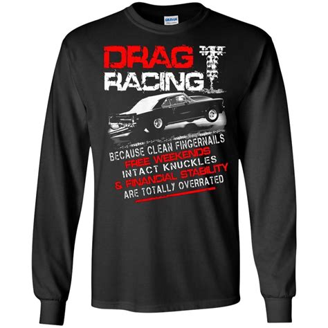 DRAG RACING – OVERRATED DRAG RACING RACER T-SHIRT – Grass Place