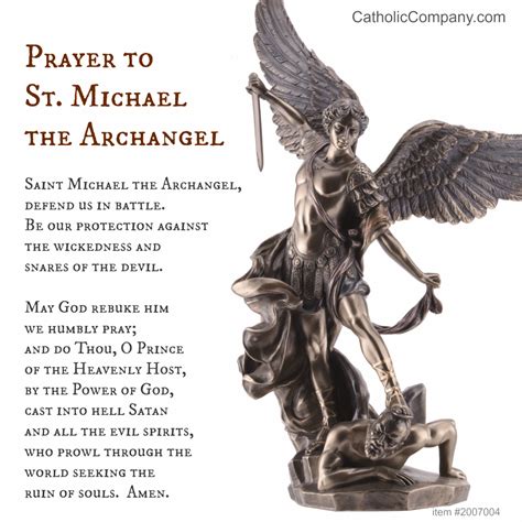 St. Michael the Archangel Prayer | The Catholic Company