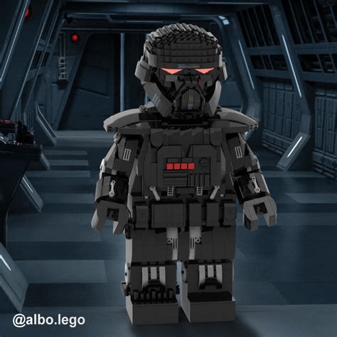 LEGO® instructions Dark Trooper Mega Figure (fits official Lego Helmet)