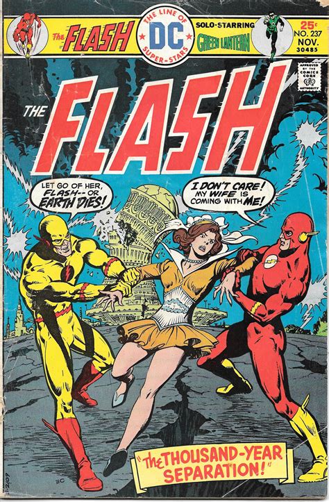 Flash 237 cover disconnected at staples | Dc comic books, Vintage comic ...