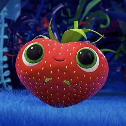 Cloudy with a chance of meatballs 2. | Cute strawberry, Cute cartoon ...