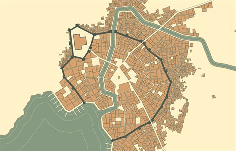 Regularmente golf Múltiple medieval city map generator Extensamente ...