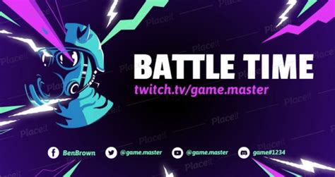 Twitch Banner Size Template