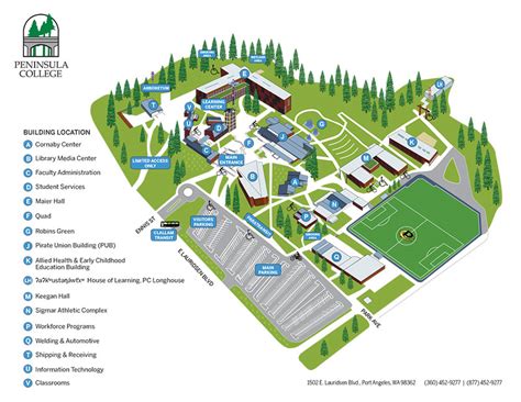 Campus Map Peninsula College - Bank2home.com